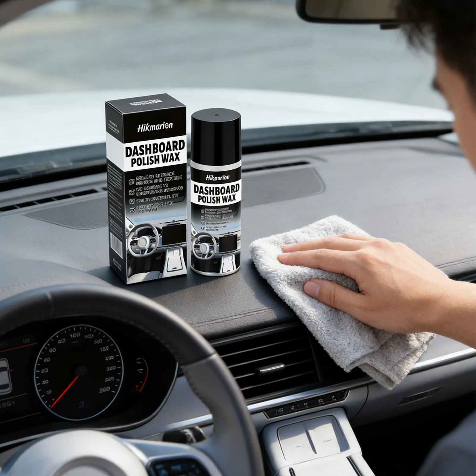 Limpiador Interior Multiusos, Cera para Pulir el Tablero, Spray para Detallado de Autos, Desengrasante de Cocina, Restaurador de Plástico y Cuero, Cuidado Diario
