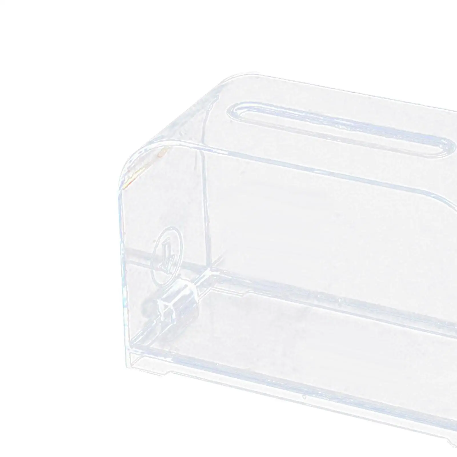 Clear Voting Box Comment Box Acrylic Donation Box for Desk Reception Shop style A