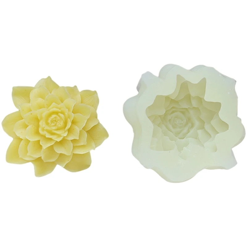 

Unique Silicone Mold Flexible Silicone Soap Mold for Crafting and Flower Making