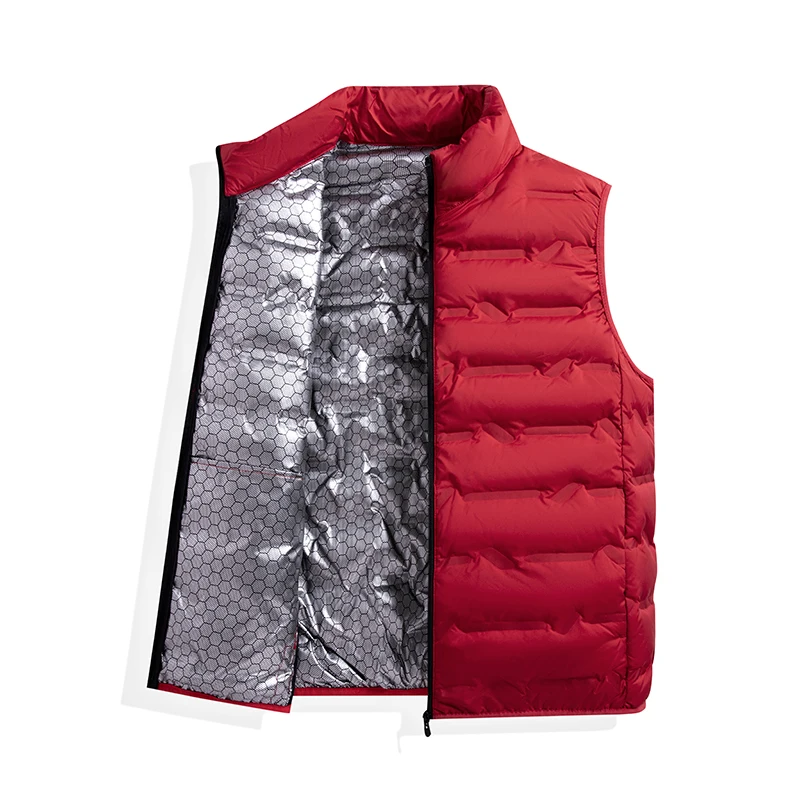 High-quality fall and winter down jacket for men and women, same style for couples. 80% white duck down outer jacket and vest