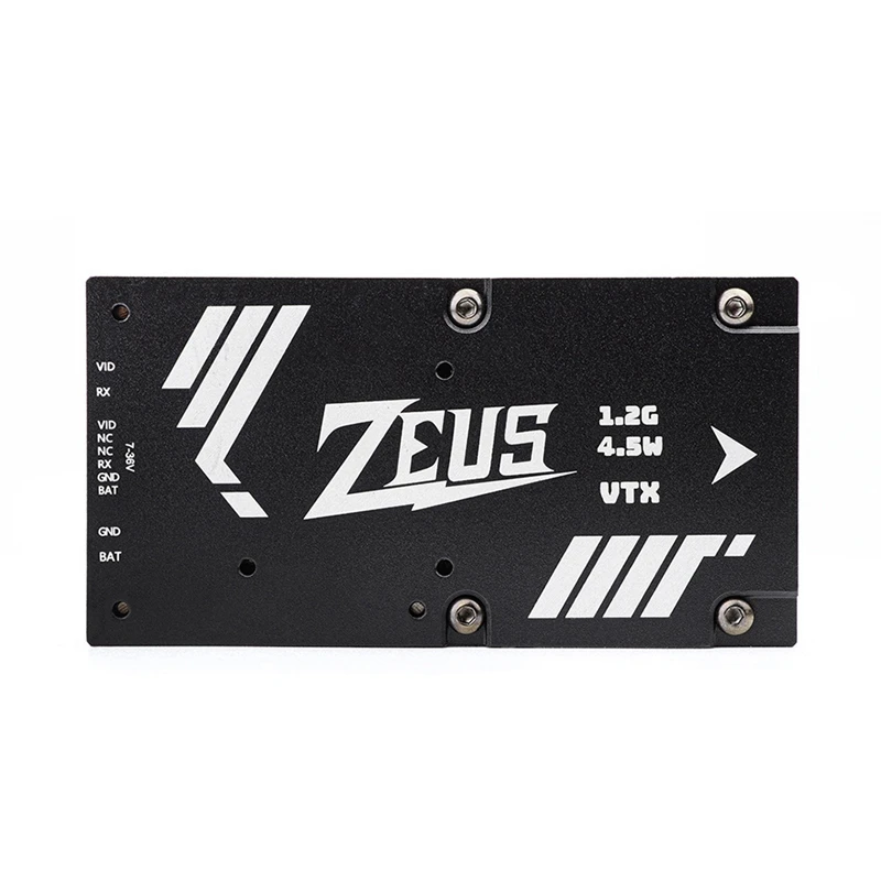 For HGLRC ZEUS 1.2G 4.5W VTX 8CH FPV Video Transmitter 25Mw/800Mw/4.5W For Long Range RC FPV Drone