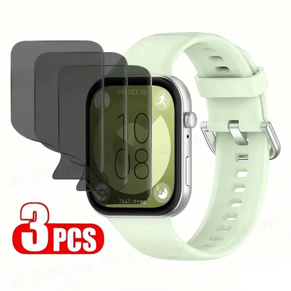 1-3Pcs Privacy Hydrogel Screen Protector For Huawei Watch Fit 5 Pro 4Pro Anti Scratch Film Smartwatch Watch Fit 3 Accessories
