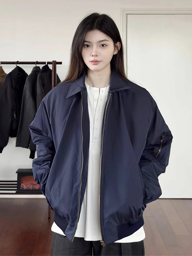 

Cleanfit Sle ort Pilot Jaet, мужское осеннее бейсбольное спецодежда с воротником, ветрозащитное волокно из полиэфирного волокна, застежка-молния