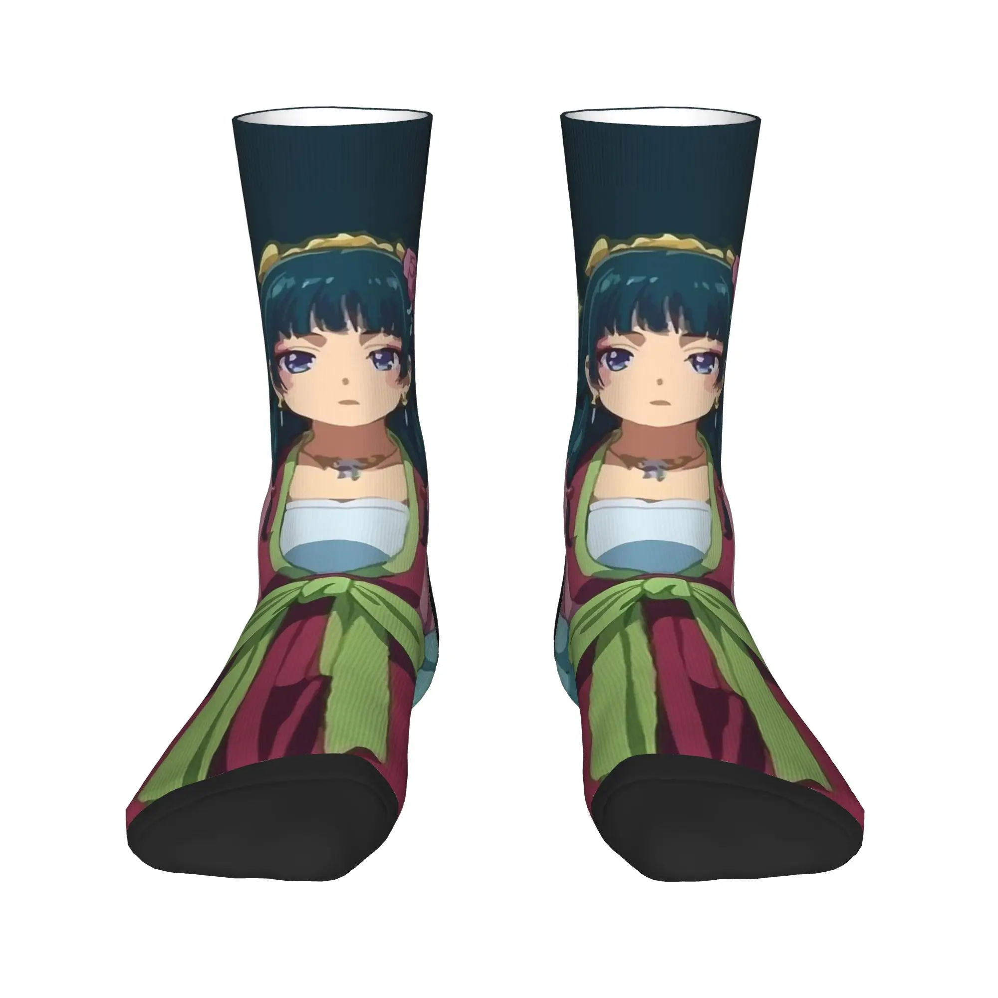 Maomao The Apothecary Diaries Socks  Pattern Stockings Non Slip Adults Men Socks Soft Breathable Autumn Leisure Skateboard Socks