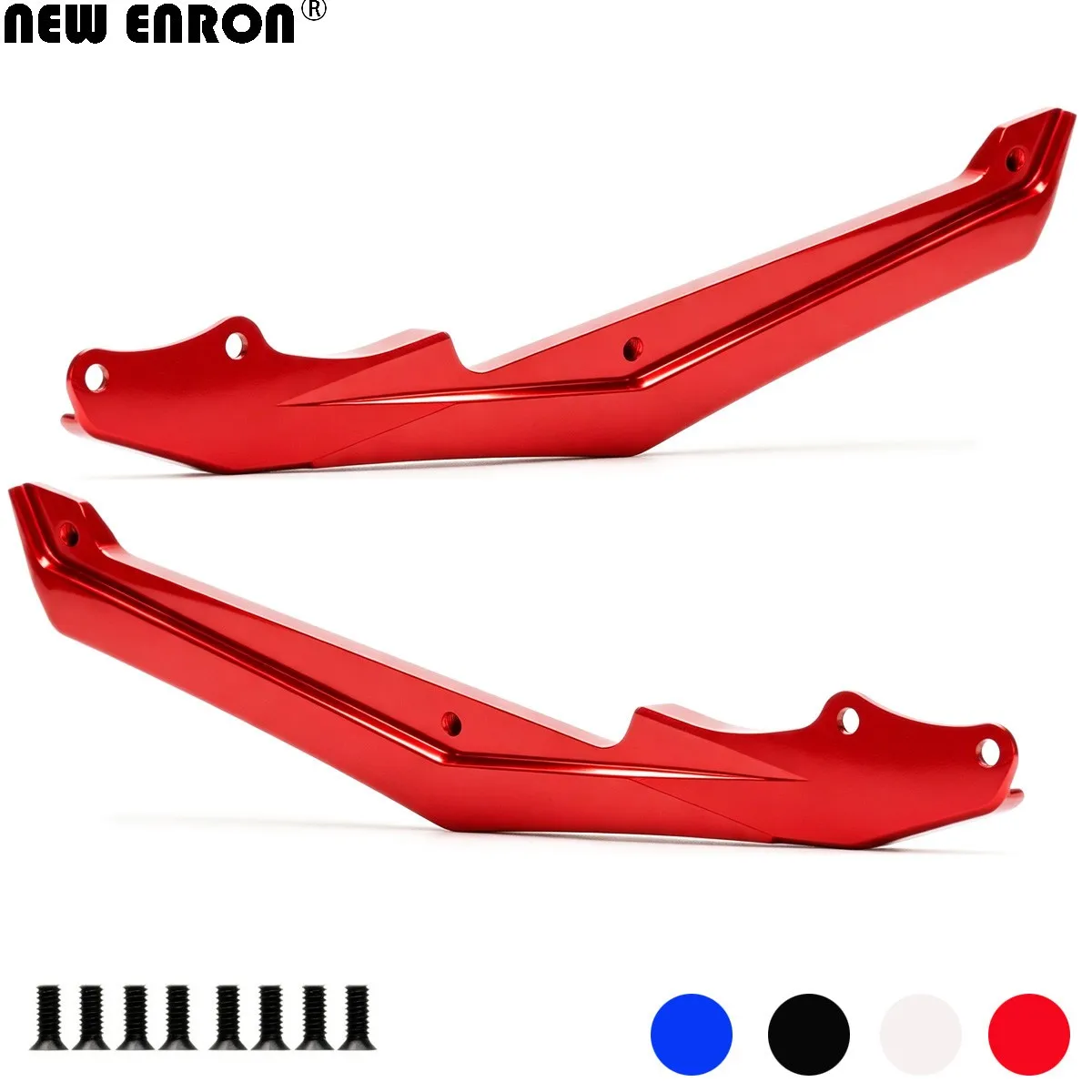Aluminum Chassis Mud Guards Side Trail Bar LOS212019 For RC Car Losi 1/18 Mini-T 2.0 only