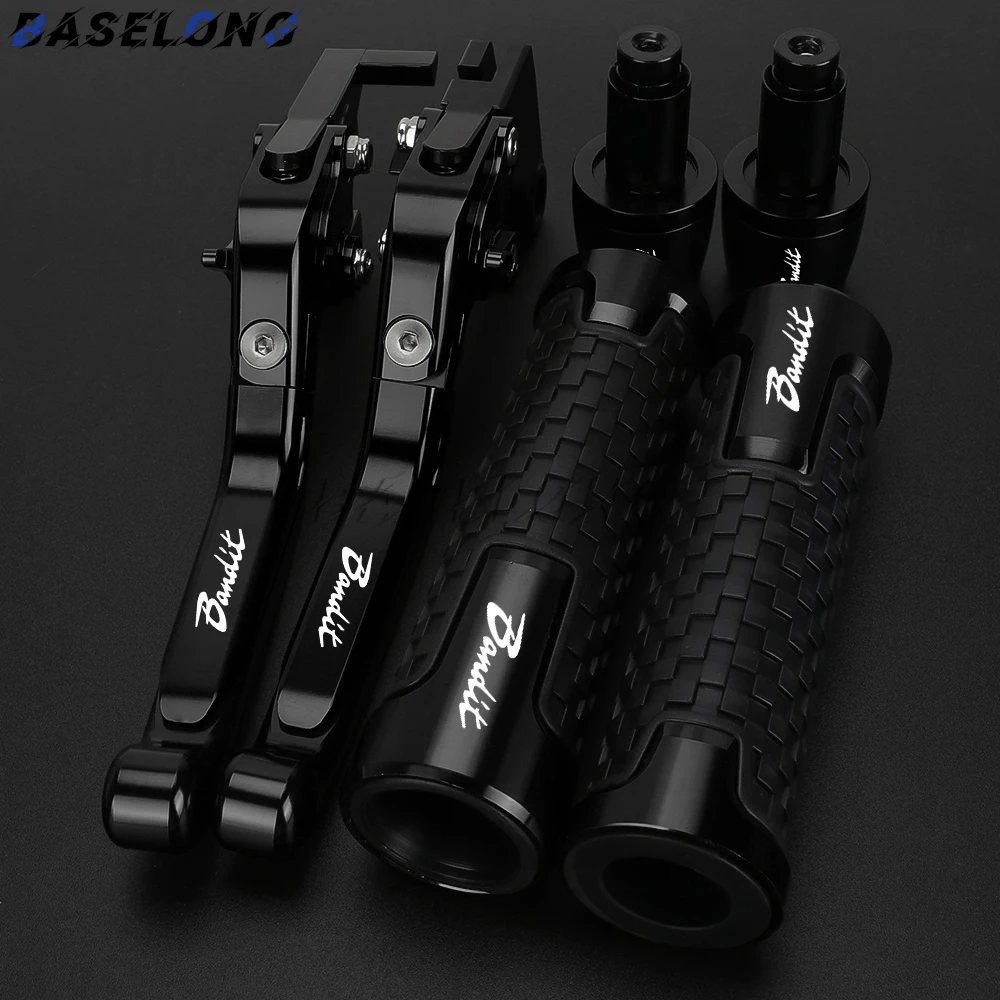 

For Suzuki GSF250 GSF 250 BANDIT 1989 1990 1991 1992-1994 Motorcycle Adjustable Clutch Brake Levers Handle Bar End Grips Caps