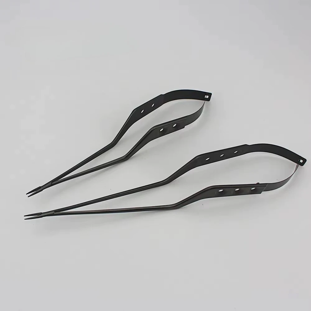 Black Gold Bayonet  Holder Neurosurgical Operating Instrument Precise Suture Holding For Delicate Nerve Surgery