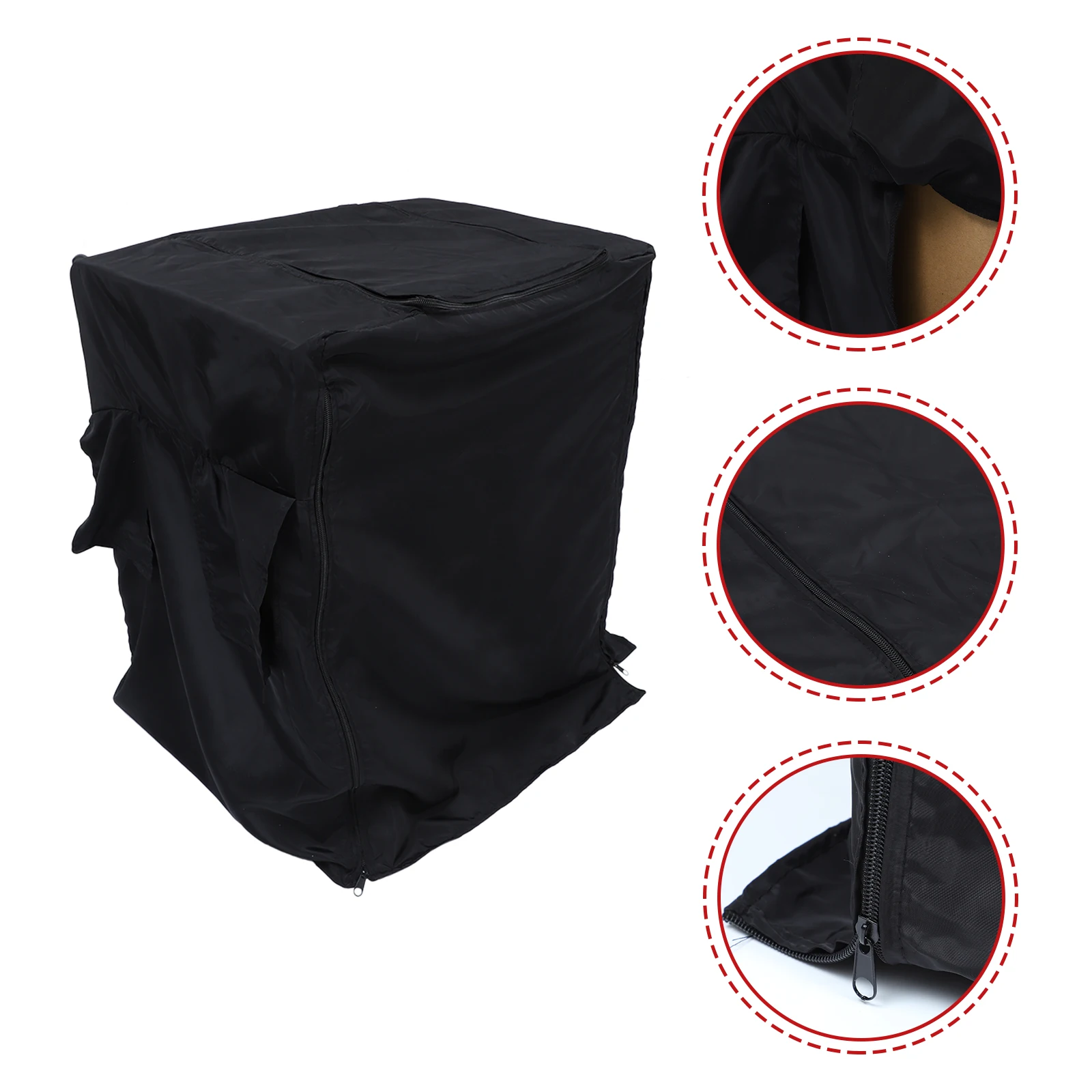 

Birdcage Pet Bird Supply Warming Keep Cloth Cover For Parrot Cage Windproof Light-Proof Winter Pet Cover Zippered Square Cage