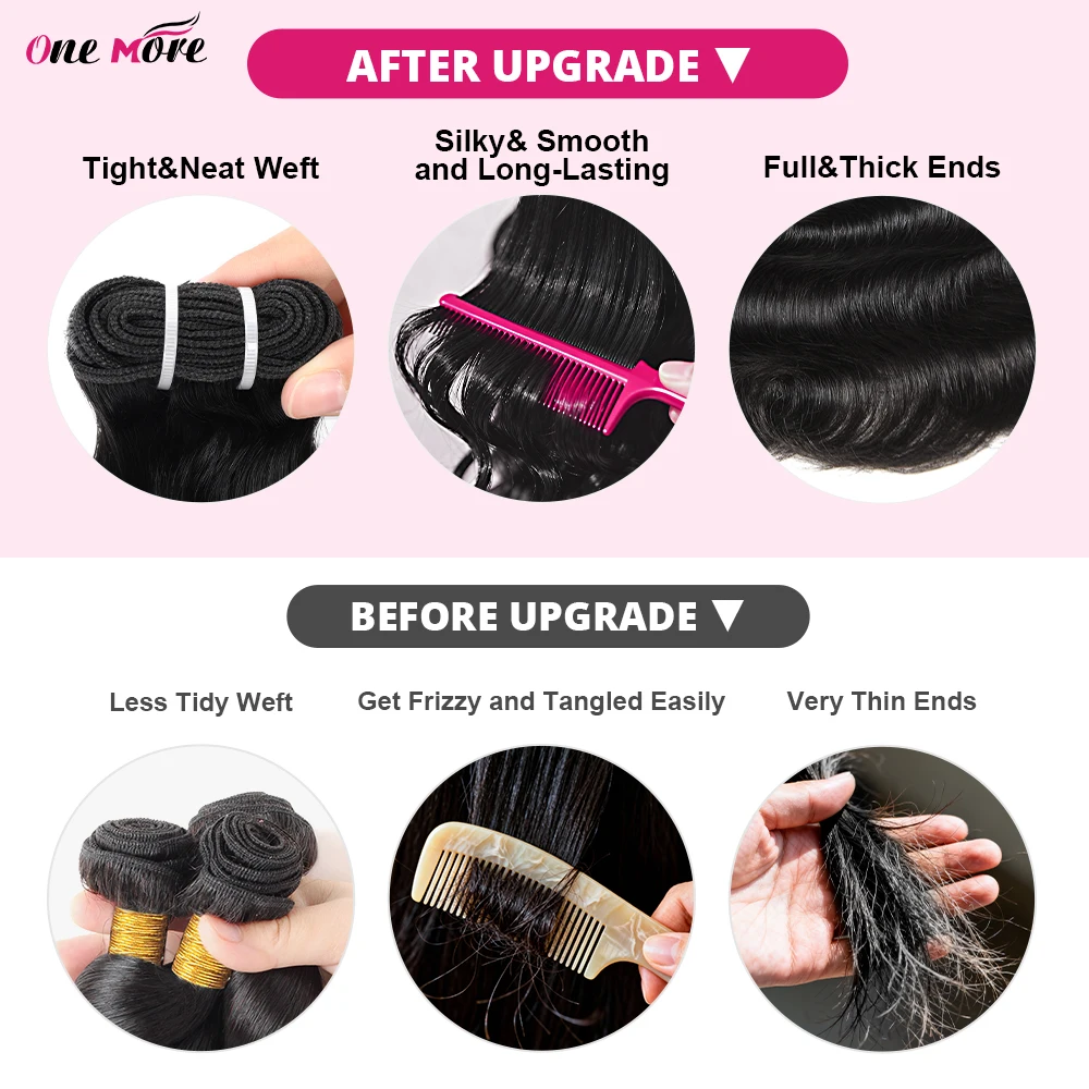 Body Wave Bundles 100% Human Hair 100% Natural Color Raw Hair Bundles Upgrades 12A  Unprocessed Hair Weave Extensions