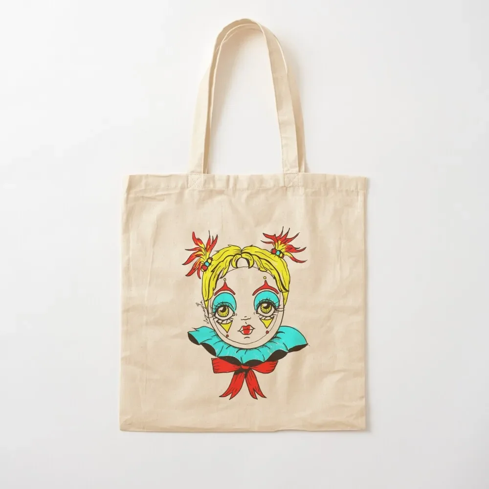 Little Clown Baby Tote Bag shopping trolley bag bags for women large size bags Customizable tote bag