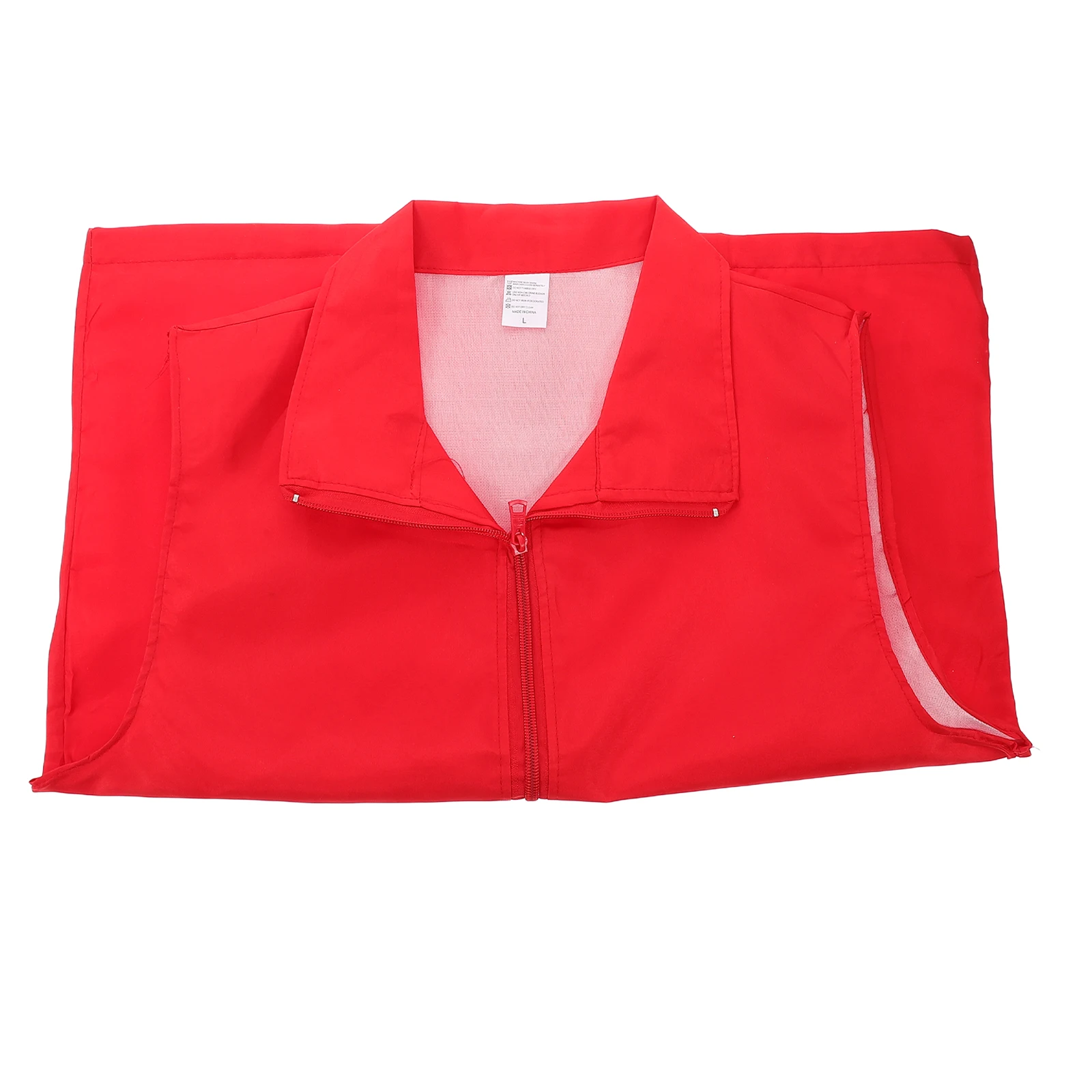 

Charity Event Work Shirt Polyester Vest for Man Toddler Size Red Reflective Construction Costume Uniform Worker Activity