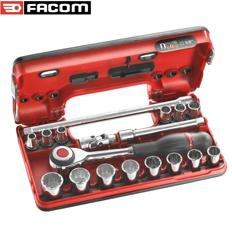 Facom J.360DBOX112 18-PIECE DBOX SET OF 12-POINT 3/8