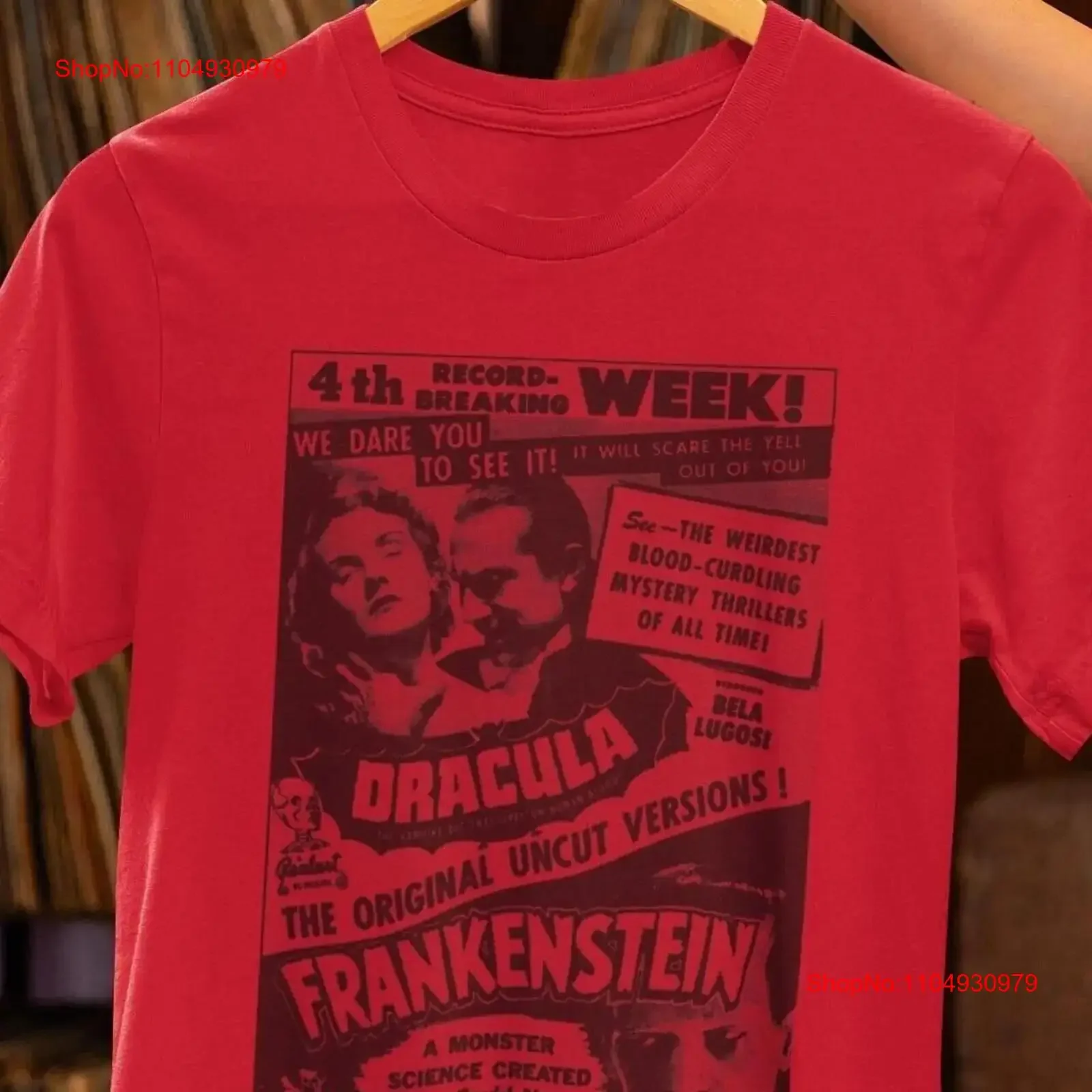 

Футболка Дракула Франкенштейна Bela Lugosi Boris Karloff Universal Monsters Iconic Horror Film Vintage Cinema Apparel винтажная