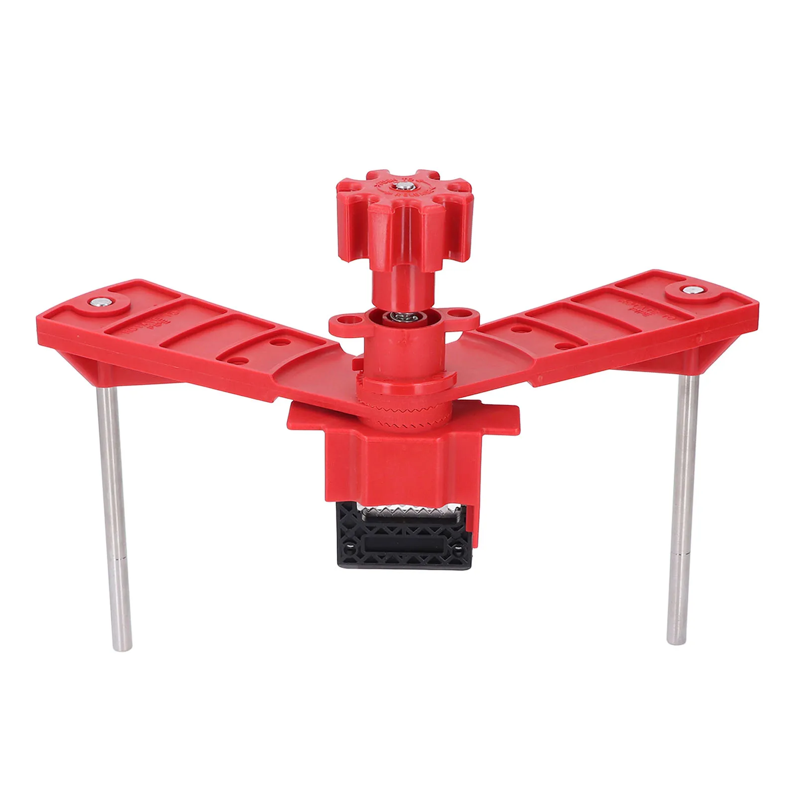 Pipe Ball Valve Lock Universal Multifunction Dual Arm Safety Handle Lockout for Energy Isolation