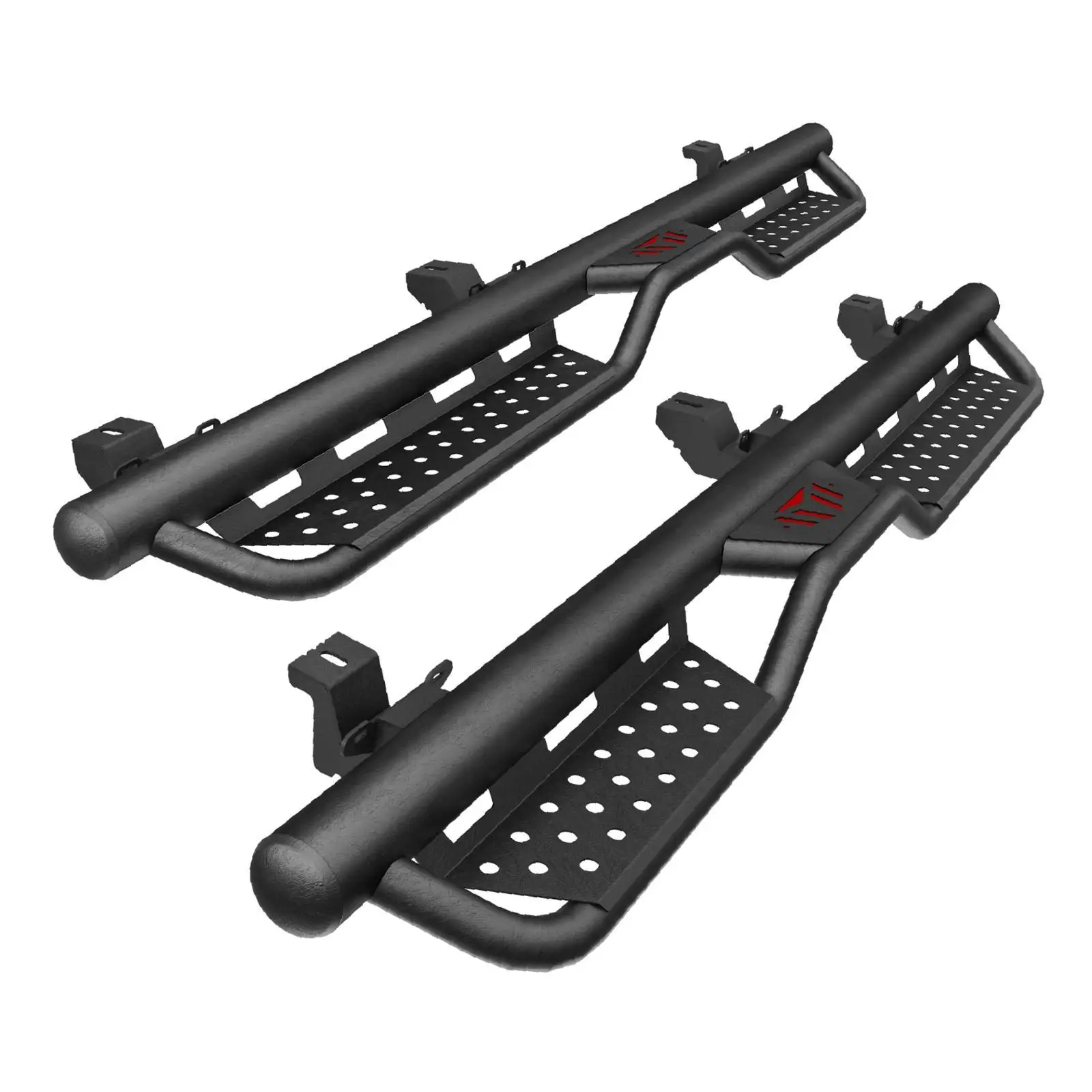 High Strength Running Boards Two Step Layout Side Accessories for 07-18 Unlimited 4 Door