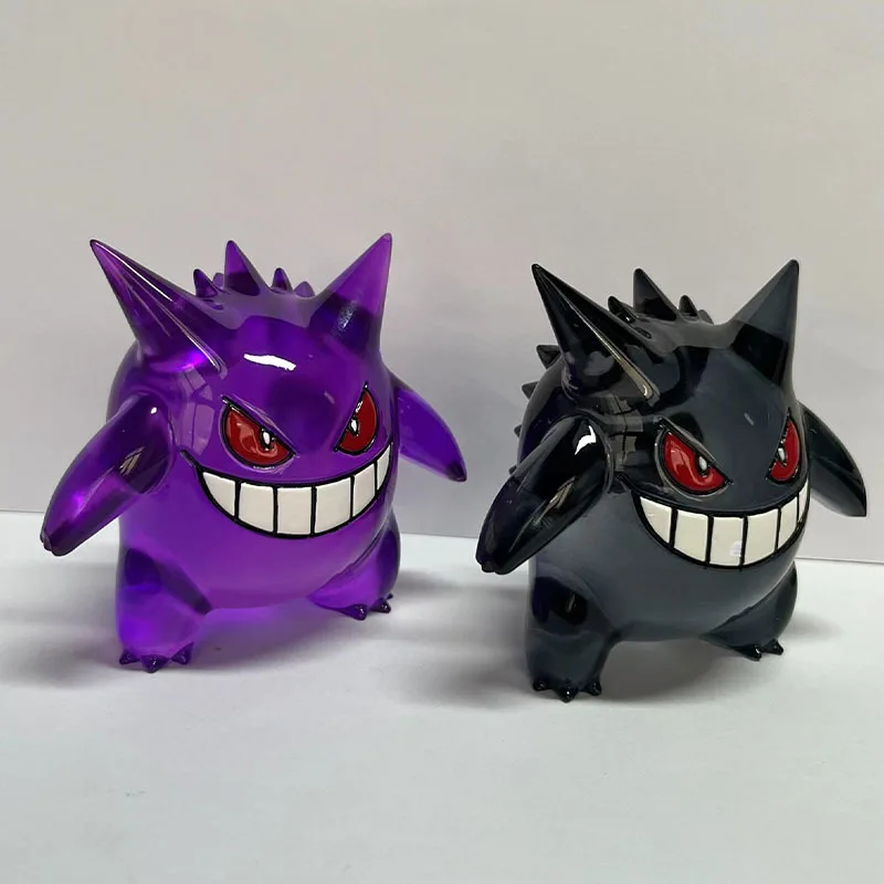 Pokemon Gk Snorlax Gengar figura de acción de Anime transparente escritorio coleccionable Gk estatua juguete ornamento modelo niños regalo de cumpleaños