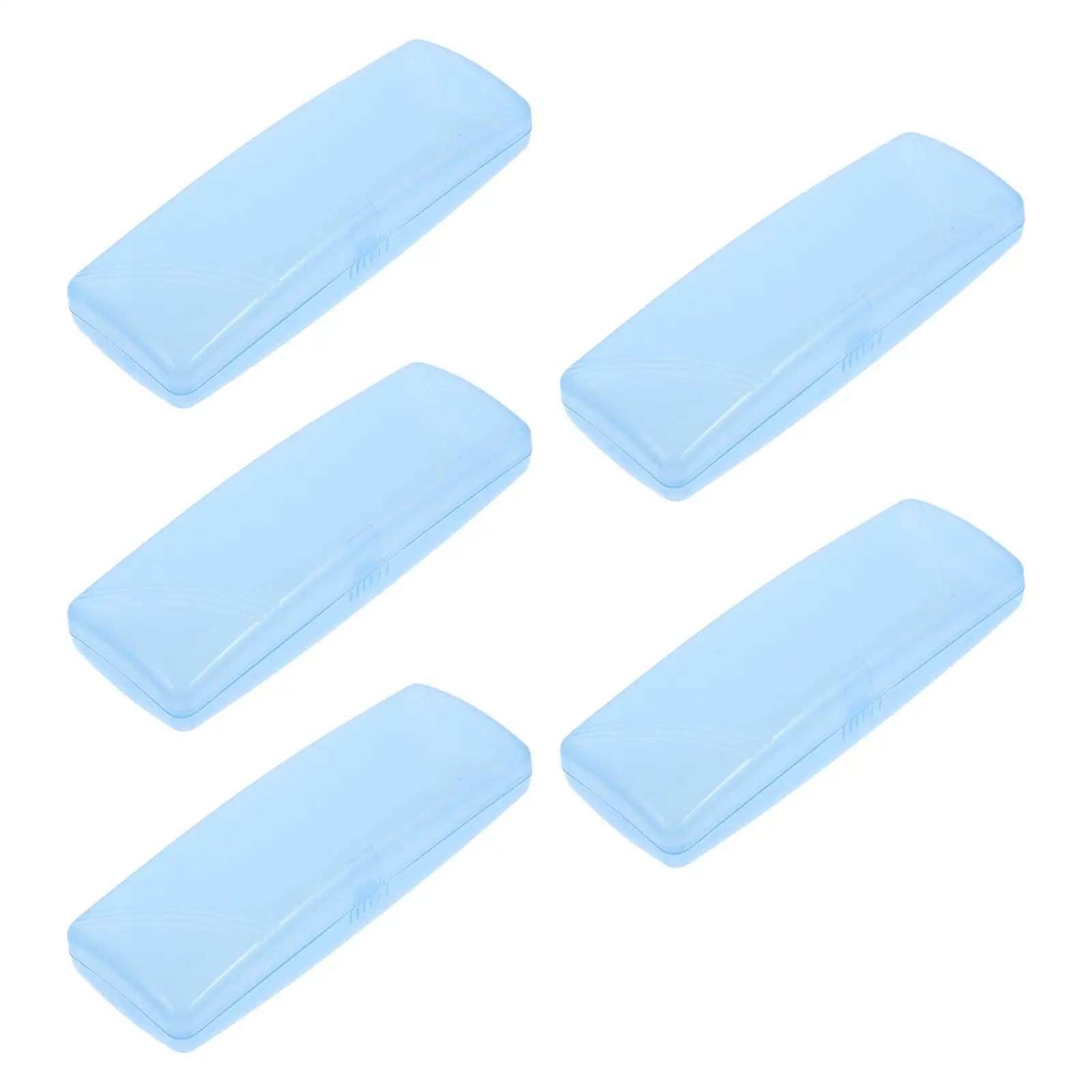 

5Pcs Glasses Transparent Old Flower Scratch-resistant Durable Crash-proof Portable Protective Eyeglasses Case Box