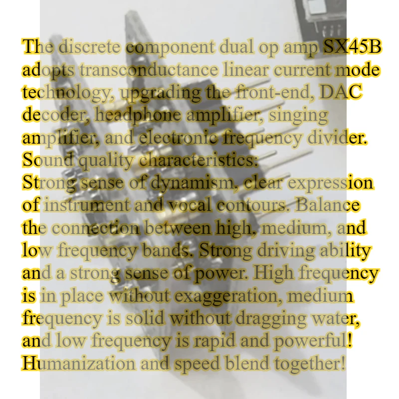 4558D op amp module SX45B discrete component dual op amp chip module, Class A music front-stage power amplifier board