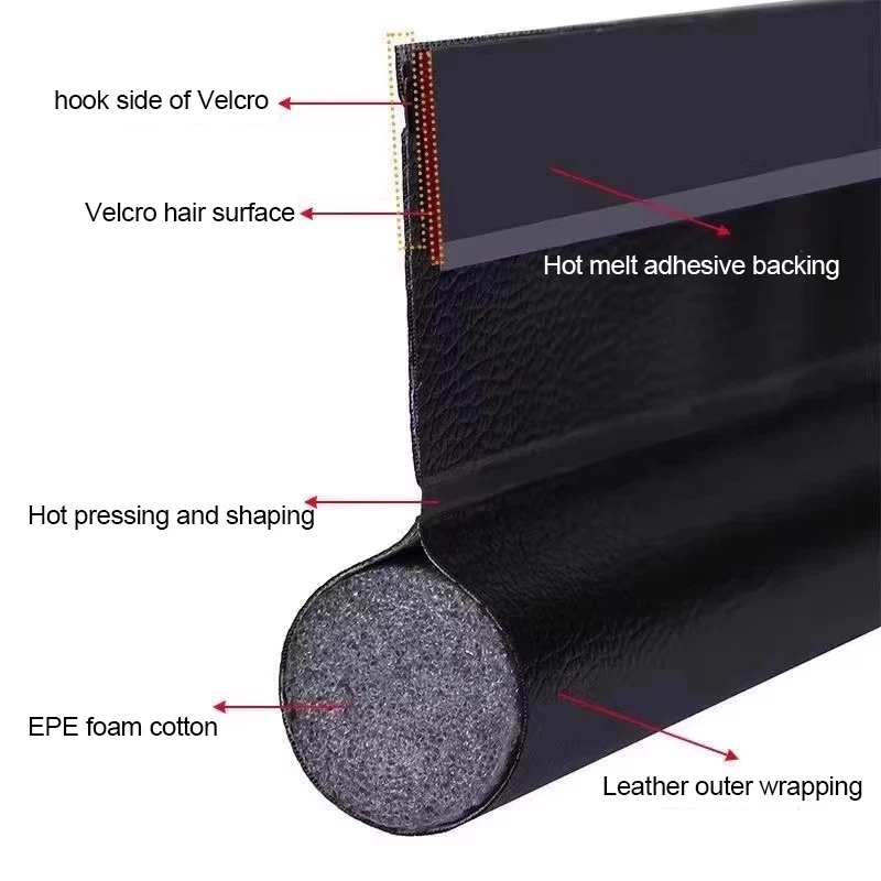 1 قطعة قابل للتعديل الباب أسفل بولي Foam رغوة شريط عازل تحت الباب مشروع سدادة مكافحة البرد الفجوة مانع ختم الباب/نافذة حجب كتلة
