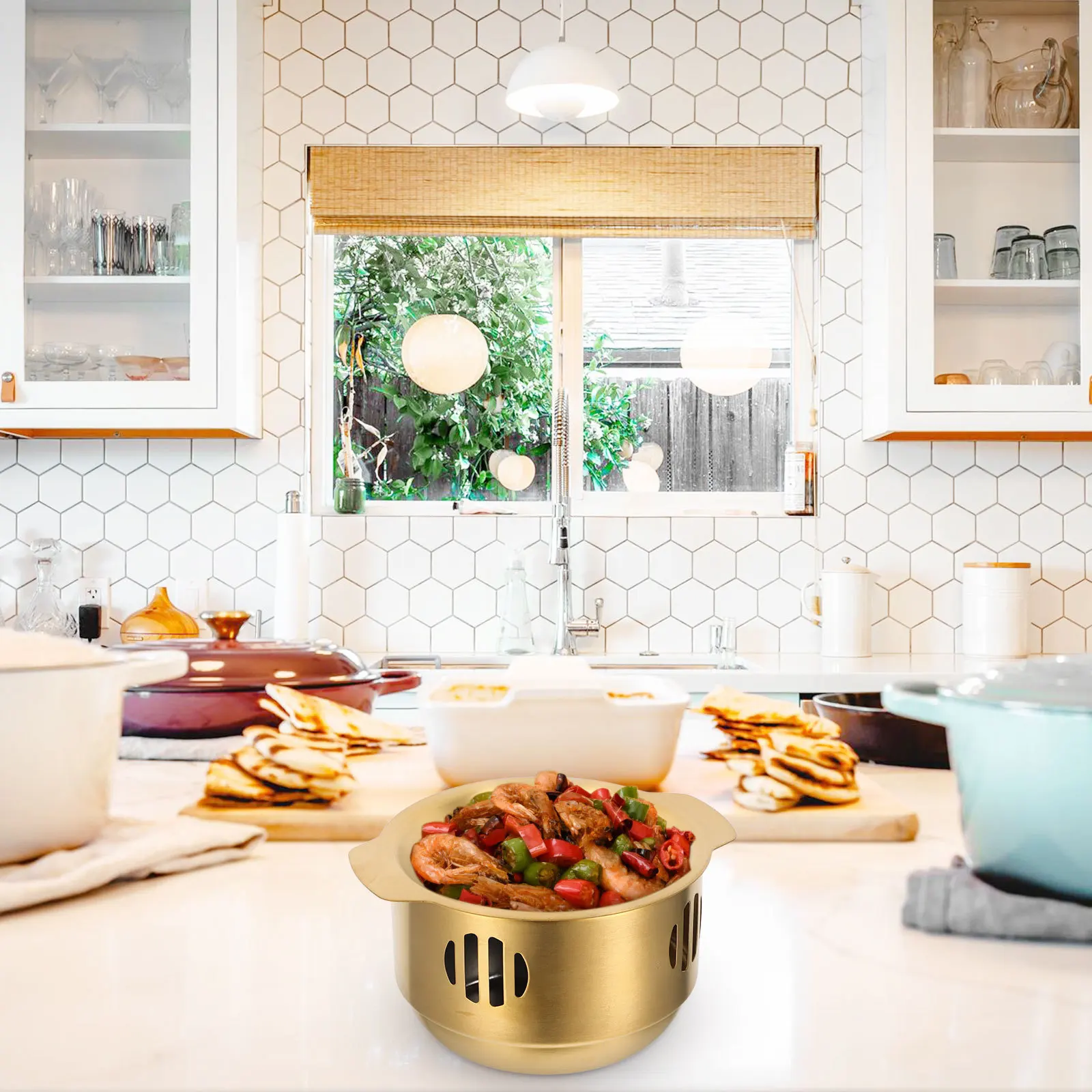 

Holding Furnace Kitchen Cooking Pot Accessories for Supplies Household Food Pan Kitchenware Pots