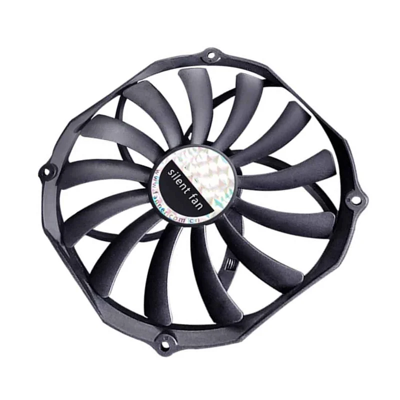 14015 Case Fan Large Air Volume Low Noise 140X140X15MM Ultra-Thin 4PIN PWM 14CM Fan