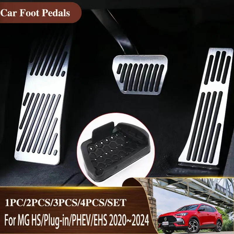 

Car Foot Pedals For MG HS Plug-in PHEV EHS AS23 2020 2021 2023 2024 Styling Brake Stainless Steel Accelerator Pad Car Acessories