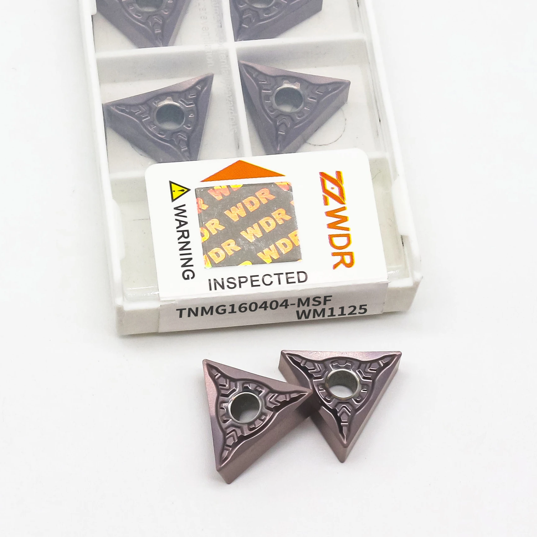 

ТНМГ 160404 MSF 1125 10 шт. твердосплавные вставки с ЧПУ, внешний токарный инструмент, лезвие токарного станка по металлу TNMG 160404 Для нержавеющей стали