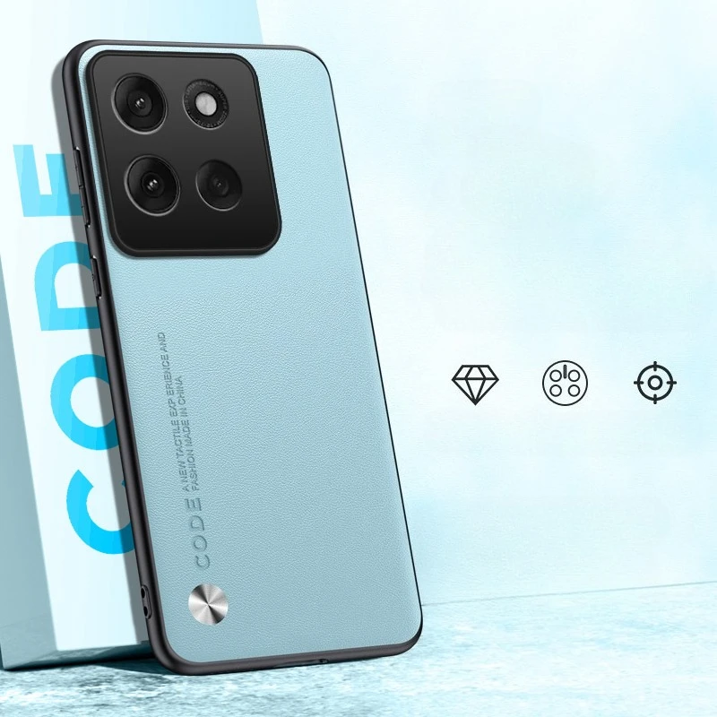 G96 86 56 Schlichte Pu-Leder-Handyhülle für Motorola Moto G96 G56 G86 G75 5G, matte Stoßstange, stoßfeste Silikon-Schutzhülle – Detail 1