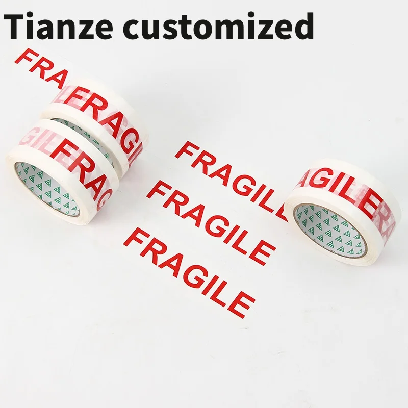 10 pieces（custom）Customized Printed Pattern Packing Tape With Logo China Factory Direct Sale OEM ODM