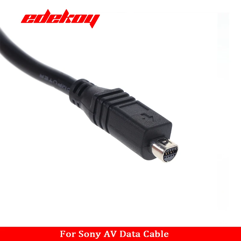 Sony camer VMC-30FS AV Cable 10-Pin DV Connector to 3RCA S-Video Sony DCR Handycam Camcorder Digital Camera VMC-15FS A/V Line