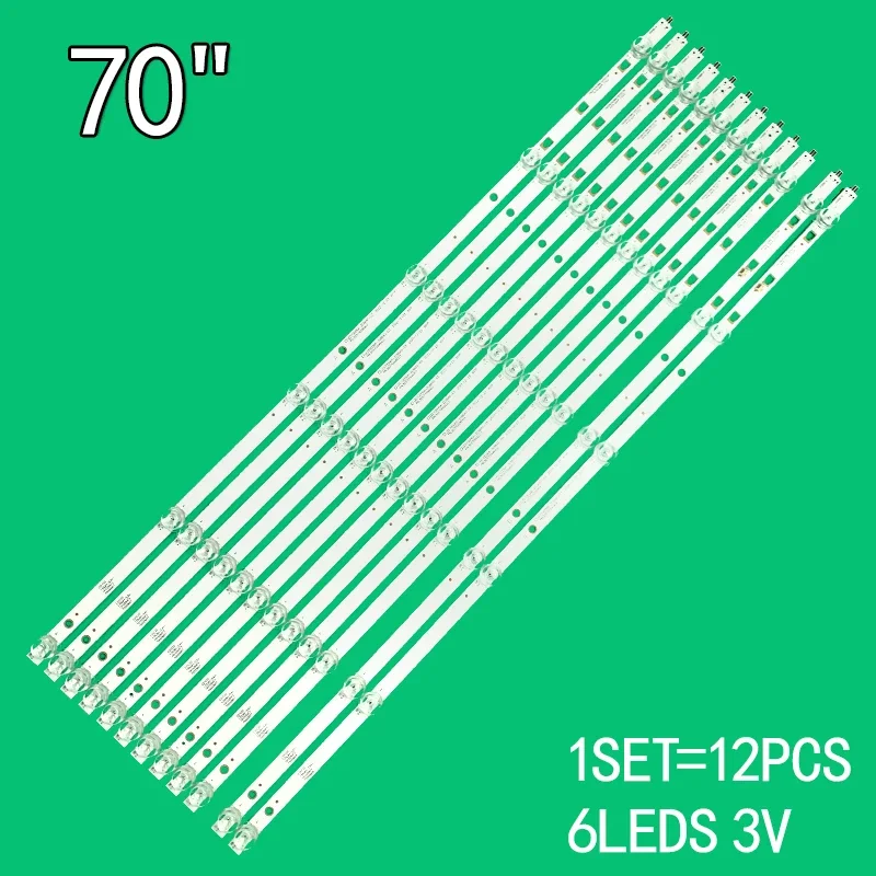 100% nowy 70-calowy 6-lampowy telewizor służy do podświetlenia LED70D06A-ZC66AG-03 LED70D06B-ZC66AG-03 L70M5-4A L70M5-4S LU70C51 LS70M3