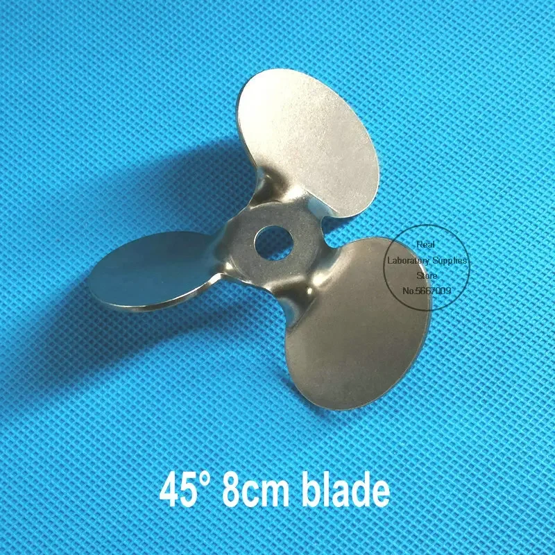 1pcs Lab 304 Stainless Steel Diameter 4cm To 12cm Three Blade Propeller Three-leaf Paddle for Laboratory Mixer Equipment