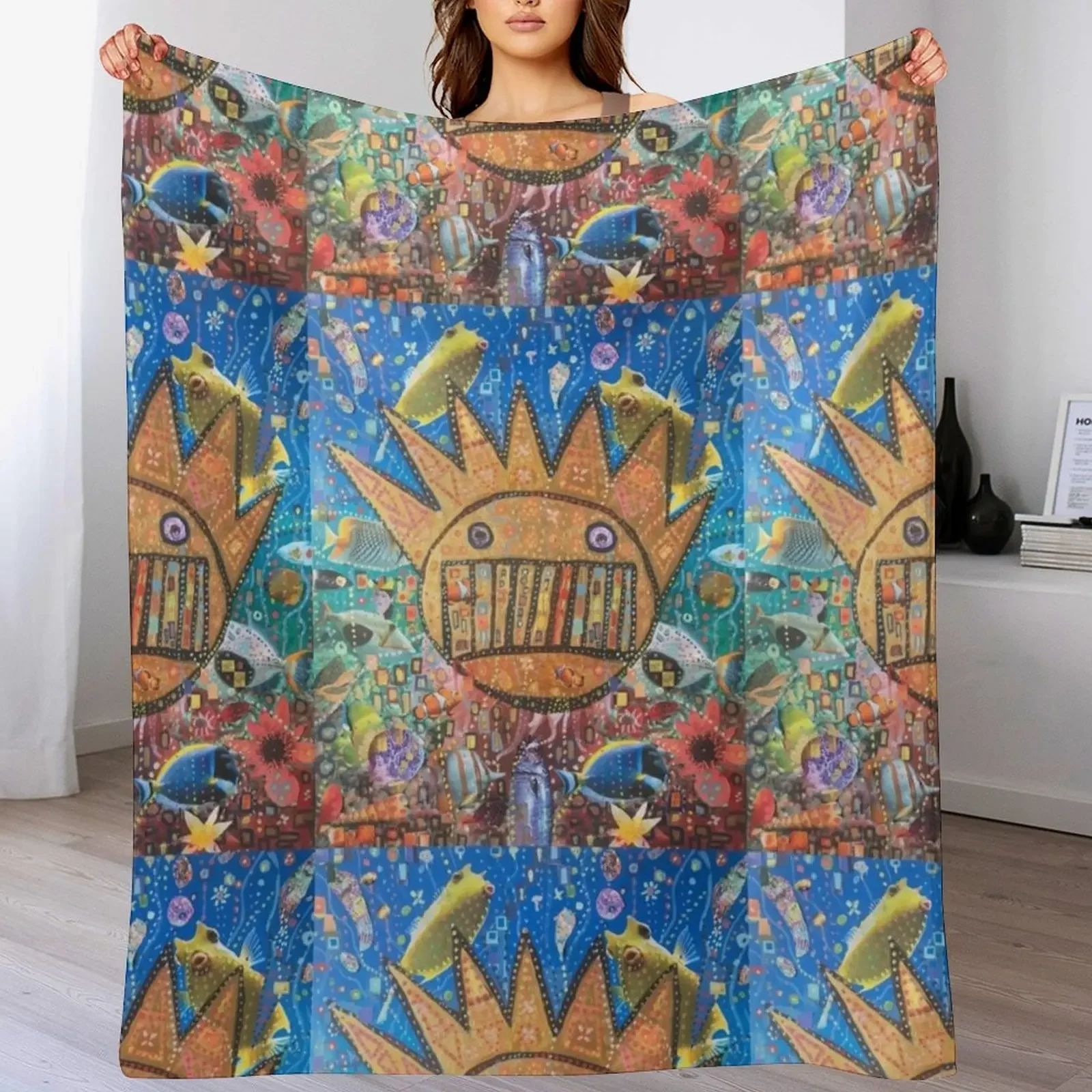 

BOOGNISH ART - WEEN Throw Blanket Sofas Kid'S Decorative Sofa For Baby Blankets