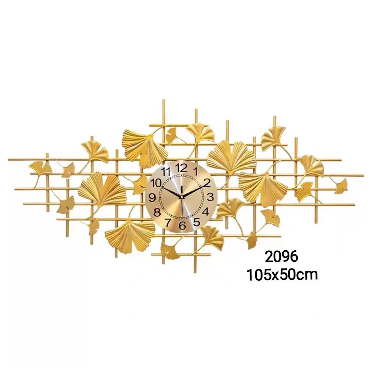 Wrought iron wall clock sophisticated modern minimalist decorative painting, creative wrought iron watch,cross-border bestseller