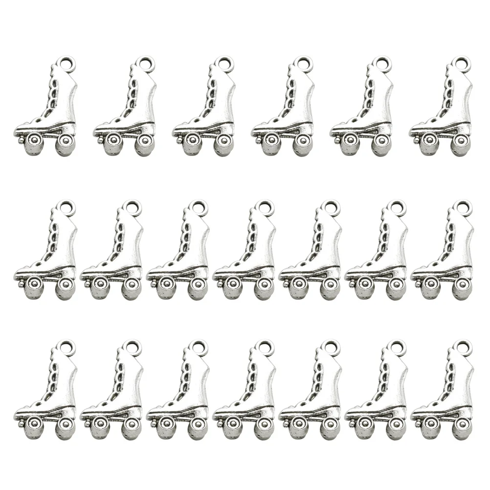 

20pcs Skate DIY Charms Jewelry Making Pendants Earrings Simple Stylish Diy Charm Pendant Charm Pendant Set Gifts