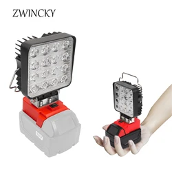 Lamp LED Work Light For Milwaukee For M18 18V Batteries Waterproof Cordless Flood Light for Workshop Emergencies Camping