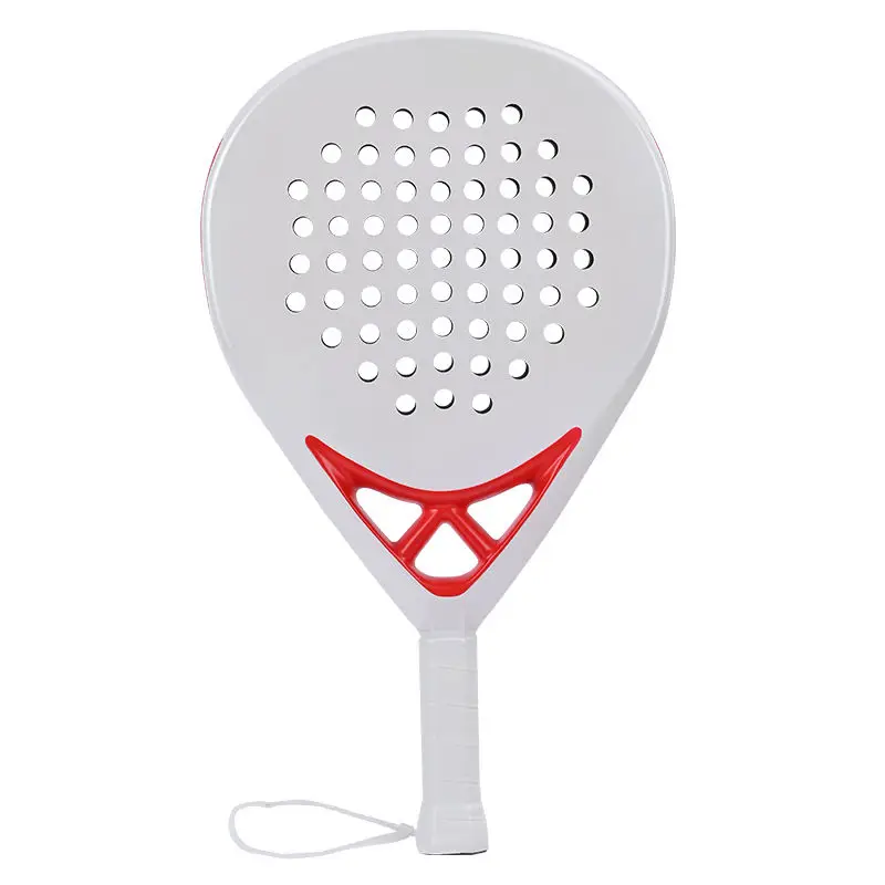 2026 Professional New Tech High Quality Custom Portable Teardrop 3K/12K/18K Carbon Fiber Padel Tennis Racket