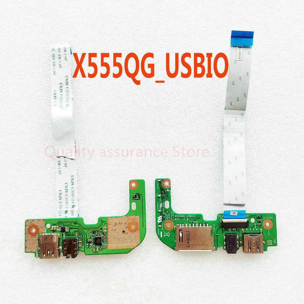 

For Asus X555QG_USBIO BOARD CONNECTOR USB AUDIO BOARD X555QG USB IO REV 2.0