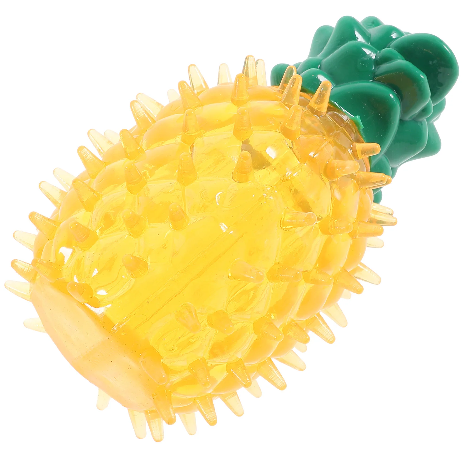 Water-filled Toys for Dogs Molar Puppy Teething Pineapple Pet Teether Fillable Summer Throw