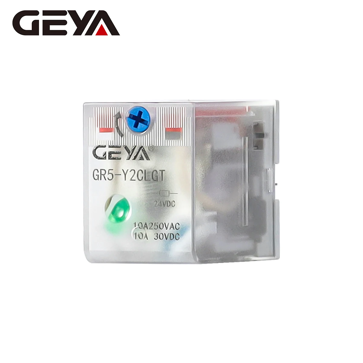GEYA Improved Type Mini Intermediate Electromagnetic Relay 14 Pins Coil AC/DC 12V 24V Coil Power Relay Point Test With LED Lamp