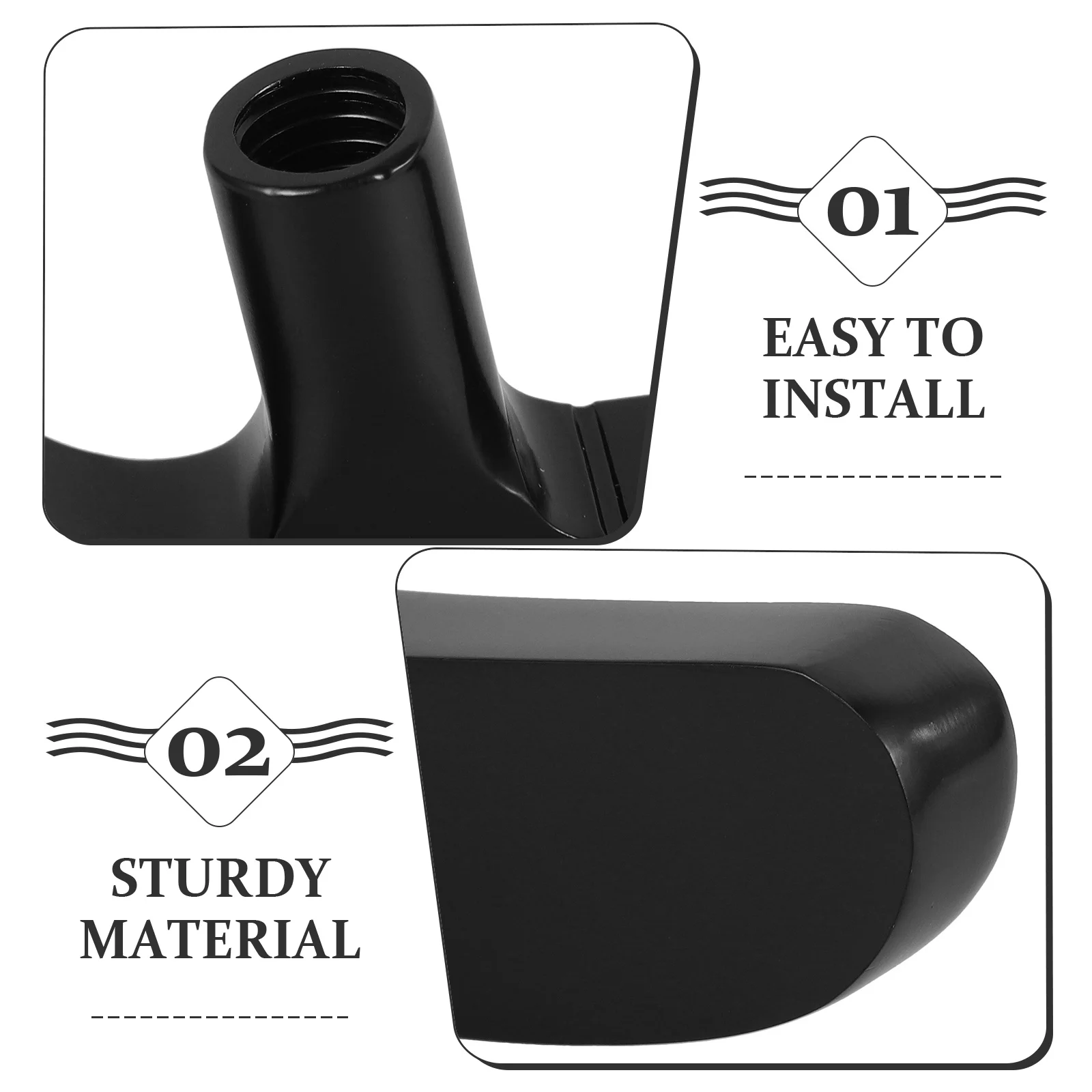 

Zinc Alloy Golfs Head Portable Club Head Replacement Multifunctional Double-Sided Design for Various Putting Styles