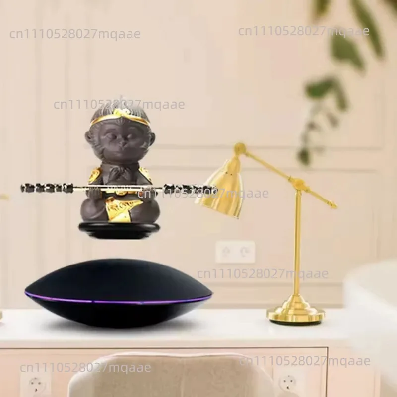 500g/1000g Magnetic Levitation Module Display Stand  360-Degree Rotating Lighting Core Simulation Circuit Magnetic Levitation