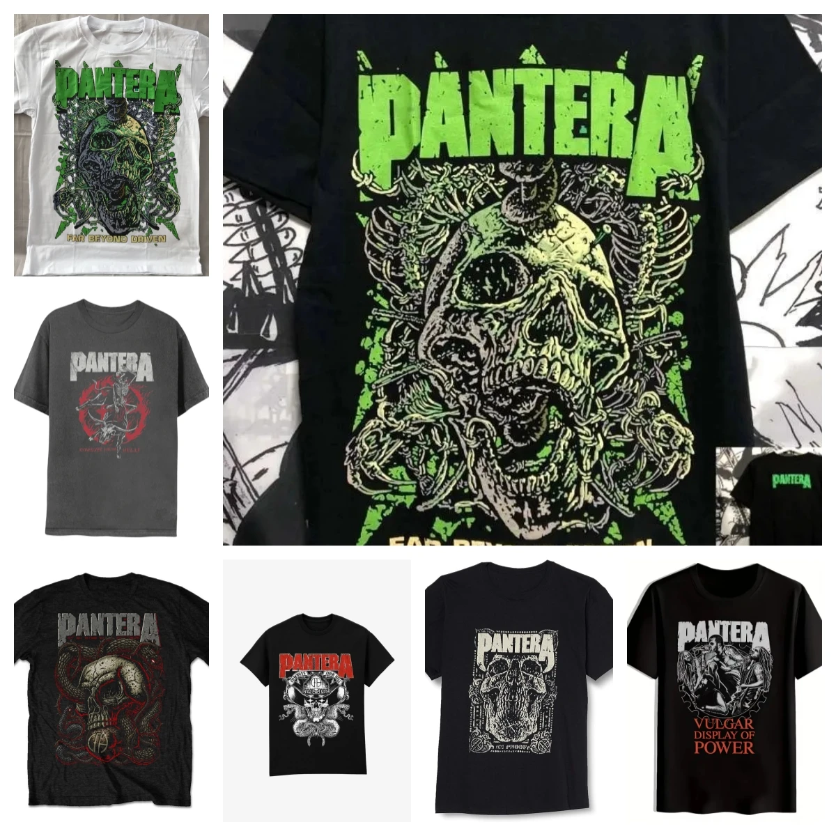 Dark Aesthetics Skull T-shirt Hardcore Style Pure Cotton Material Retro Rock Short Sleeve Music Enthusiasts Pursuing Personality