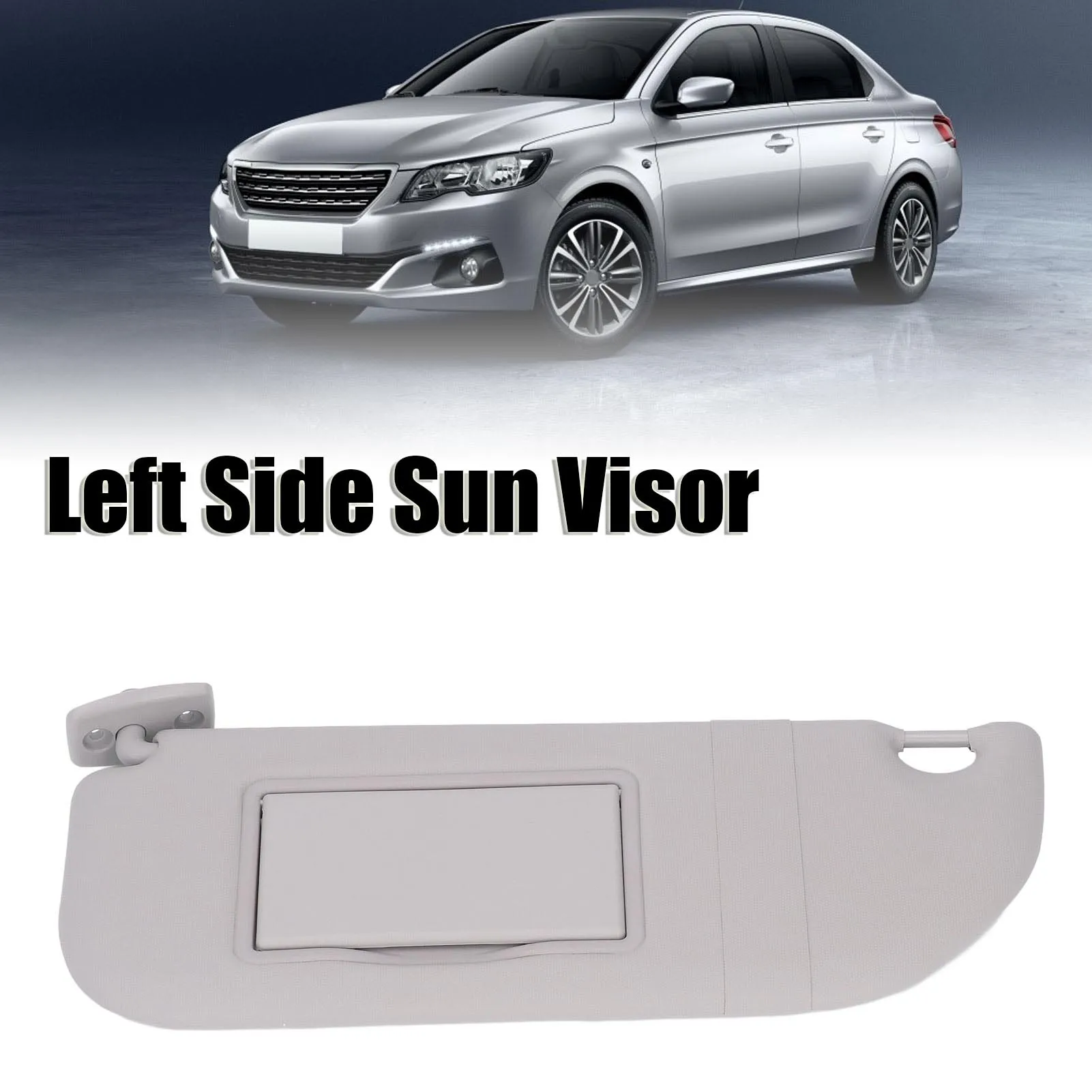 

Car Inner Left Driver Sun Visor Glare Guard Sunshade Grey 98038433DS Replacement for Automotive Sun Visor