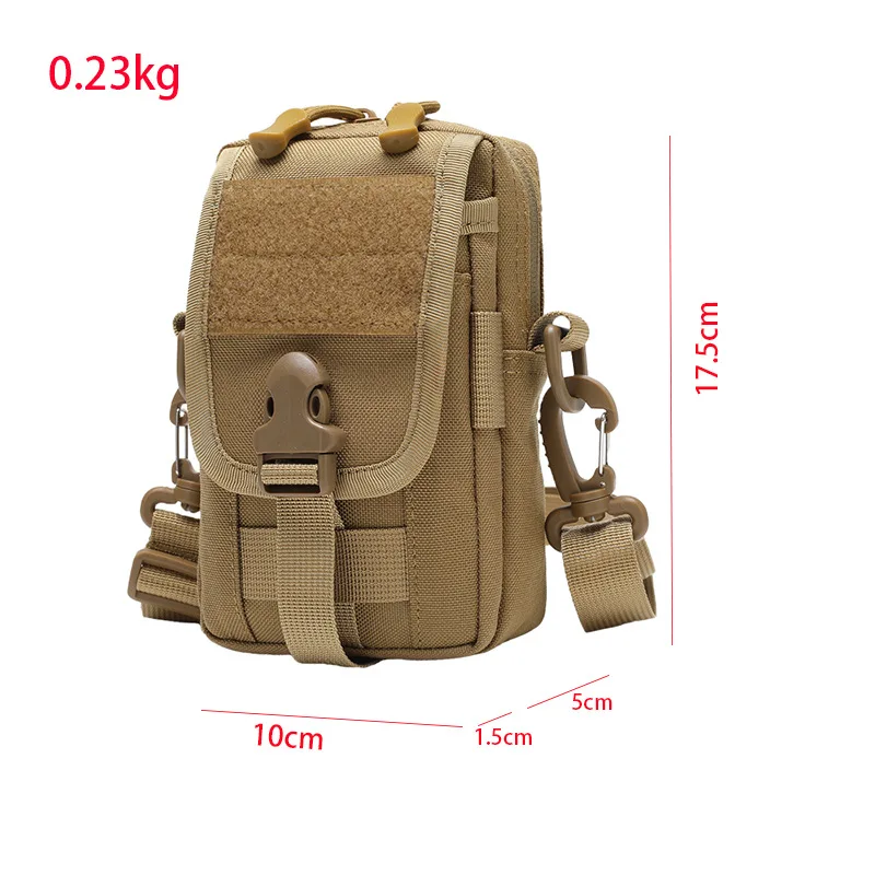 ‌Tactical Waist Phone Pouch Multifunctional Belt-Worn Waterproof EDC Pouch Durable Small Phone Bag with Belt Loop for Men Women