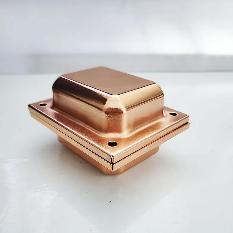 Cubierta lateral superior del transformador, campanas finales, cubierta de sellado de escudo de Metal, accesorios para altavoces de Audio, 2 uds.