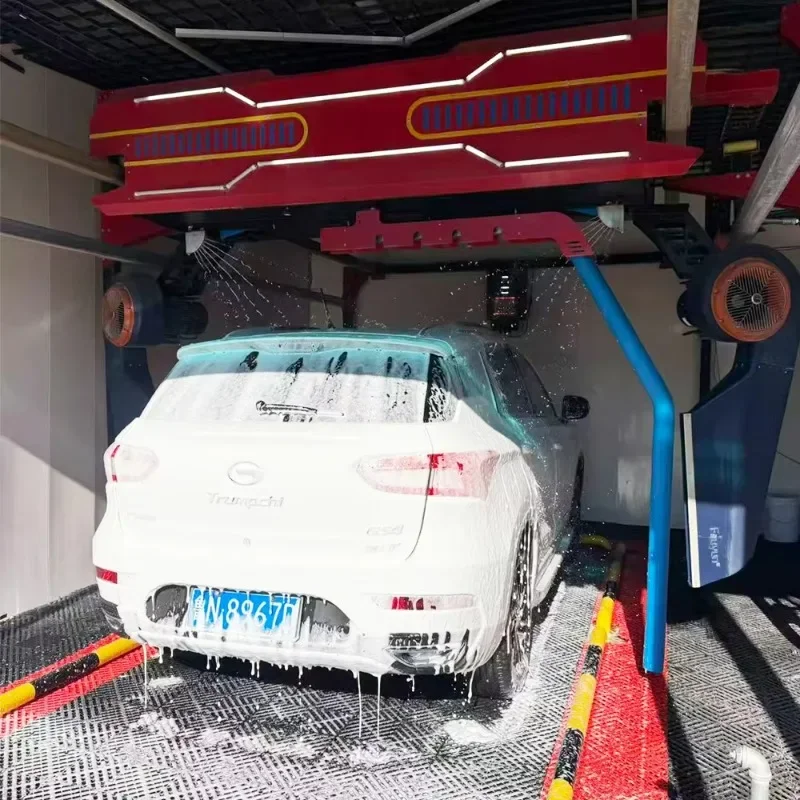 YG Customized Electric Touchless Automatic Car Wash Machine Stainless Steel Construction High Pressure For Cars SUVs Trucks Flee