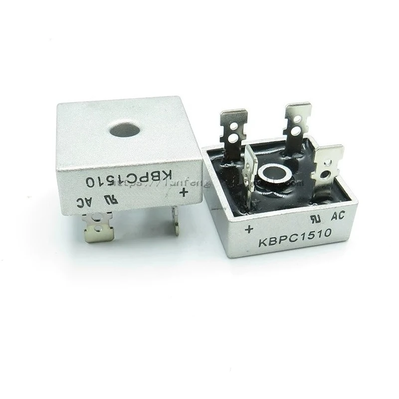 KBPC Series Single Phase Bridge Rectifier 10‑60A 1000V Diode Rectifier Module Iron / Copper Pin