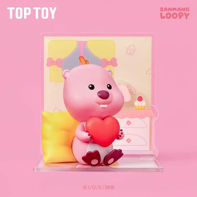 MINISO TOPTOY متوفر في المخزون أصيلة LOOPY لطيف اليومية سلسلة صندوق أعمى رائعة الحلي الأطفال مفاجأة لعب هدايا العيد