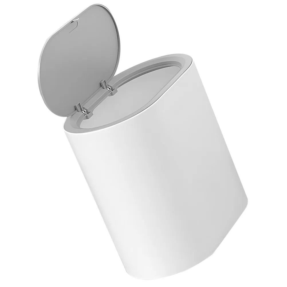 

Household Garbage Can Large Capacity Press Type Trash Bin Thickened Wear Resistant PP Material Wastebasket for Bathroom Bedroom